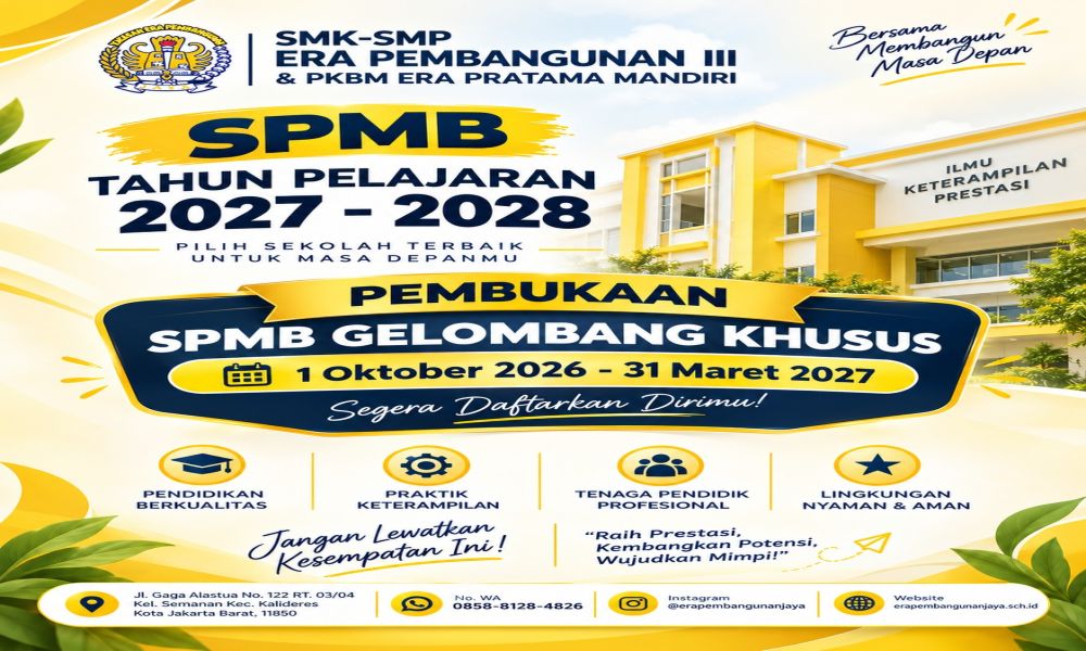 INFO SPMB 2027/2028 Alternatif judul yang lebih singkat dan menarik: 1. SPMB 2027/2028 2. PENDAFTARAN MURID BARU 2027/2028 3. AYO DAFTAR! SPMB 2027/2028 4. SPMB ERA PEMBANGUNAN 2027/2028 Rekomendasi s