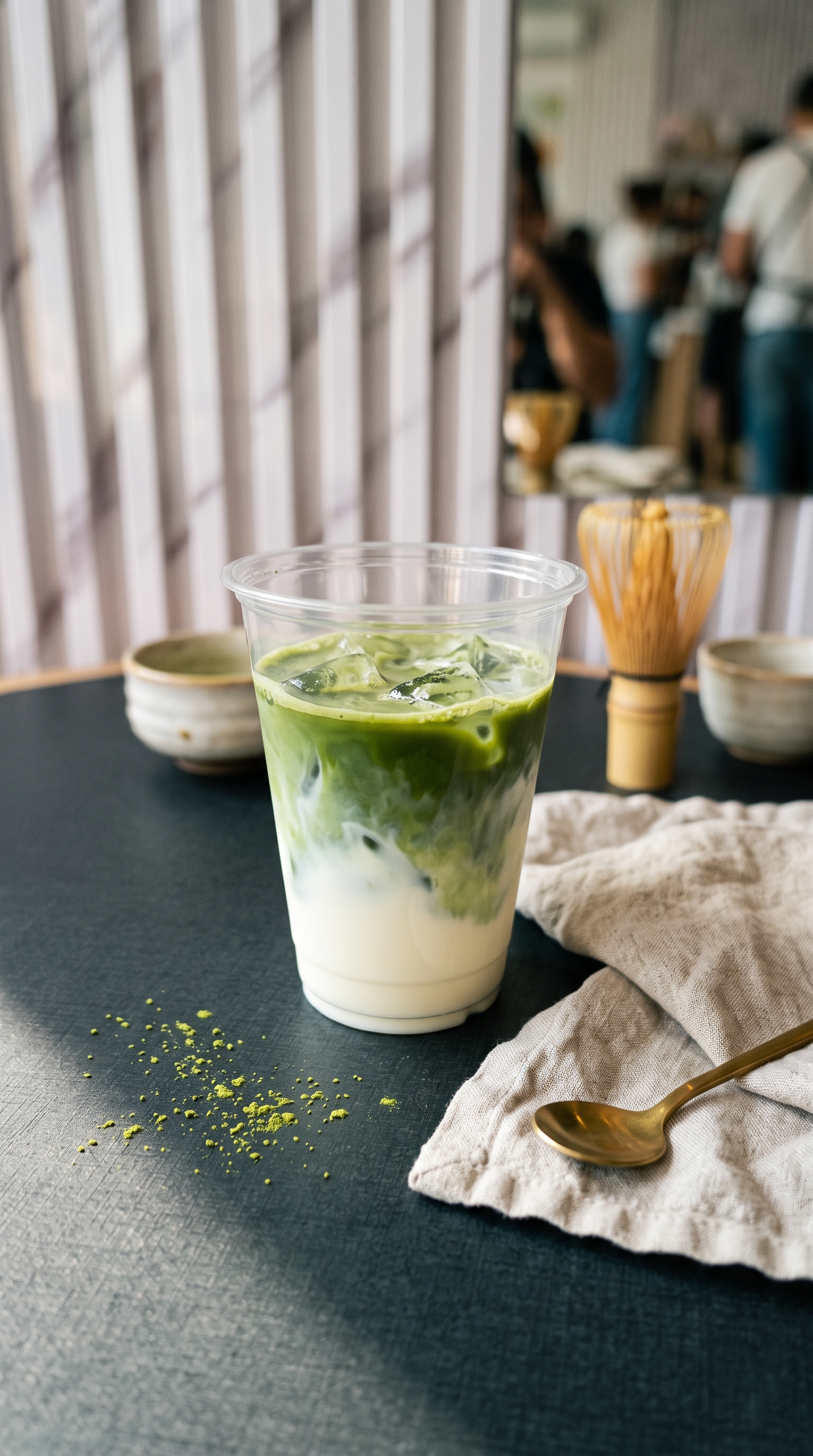 ice matcha latte
